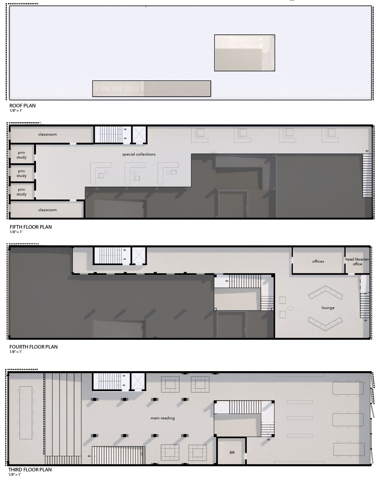 Charles St. Library - Plans